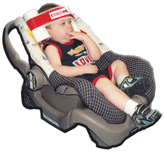 The Multi-Grip can be used in a car seat with infants.