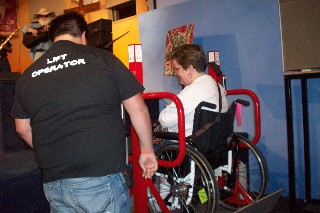 Wheelchair Lift for Church Stage